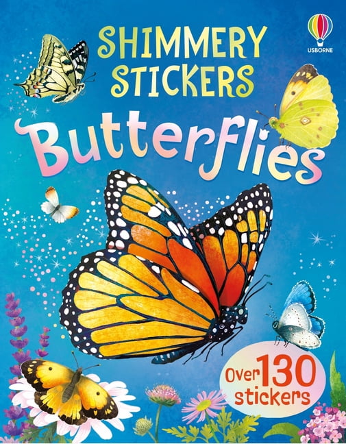 Big Sticker Books Shimmery Stickers Butterflies, Book 7, (Paperback)