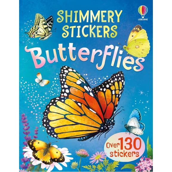 Big Sticker Books Shimmery Stickers Butterflies, Book 7, (Paperback)
