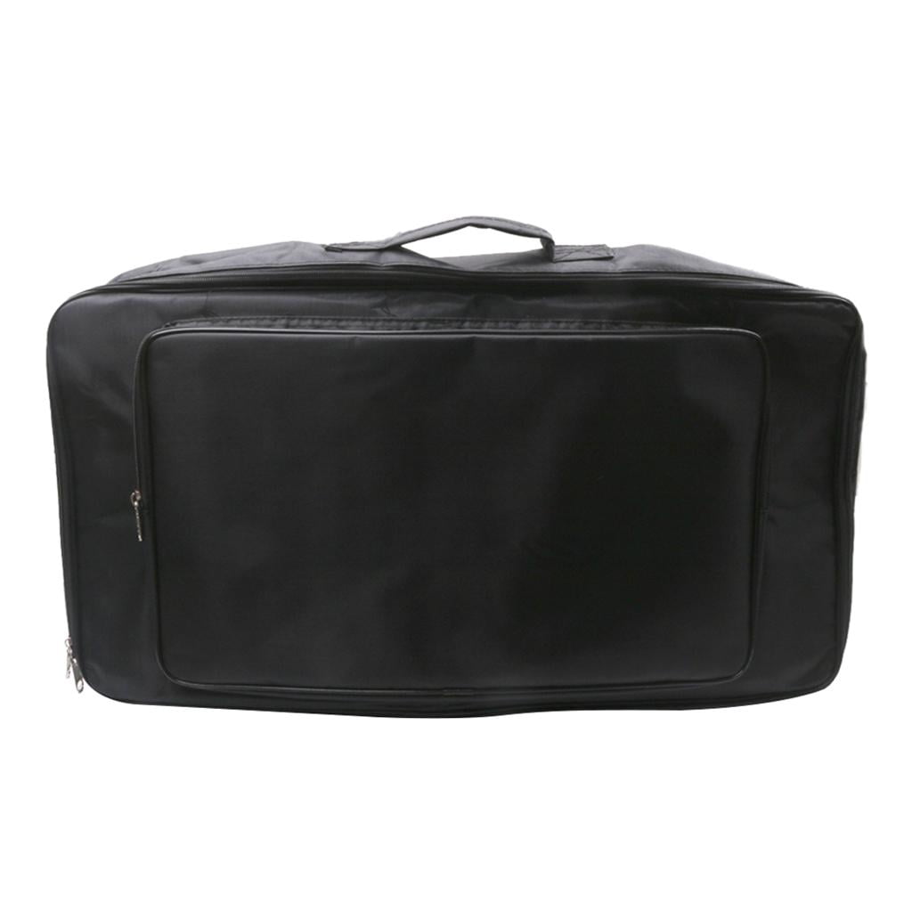 Big Storage Guitar Effect Pedal Board Case bag Carryinging Bag for Guitar Replacement Parts, 24.41 x 13.78 x 5.91inch, Black