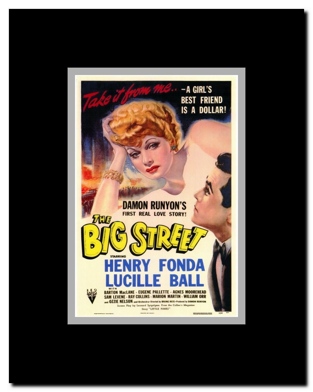 Big Street Framed Movie Poster