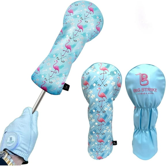 Big Strike Golf - Golf Club Head Cover PU Leather - Durable Driver Headcover Protector with Soft Lining