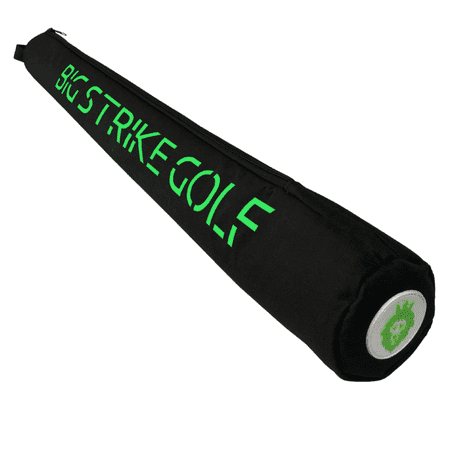 Big Strike Golf Beer Sleeve for Bag, 7 Cans, Emerald Green, Insulated, Portable Keeps Beverages Cold on Course Fits Most Bags