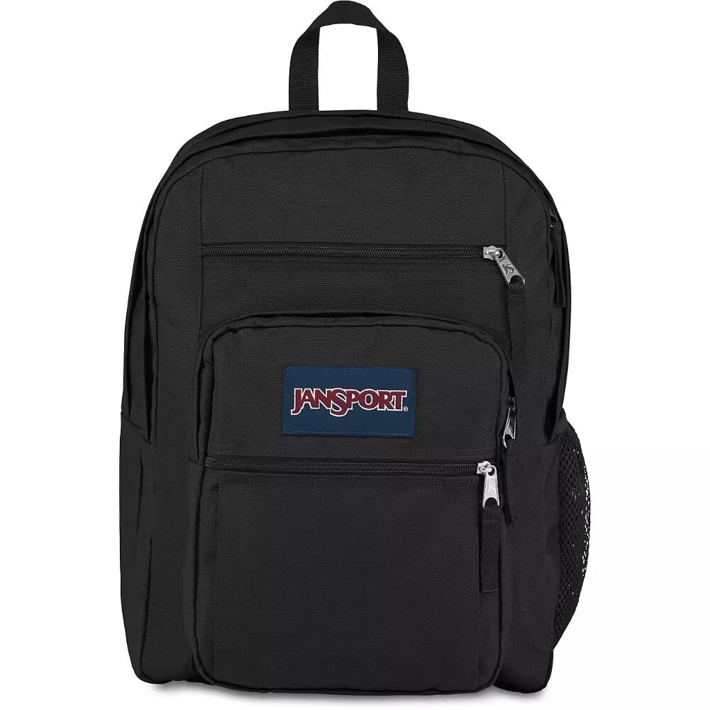 Black Heavy Duty Casual School Backpack - Large Capacity Travel