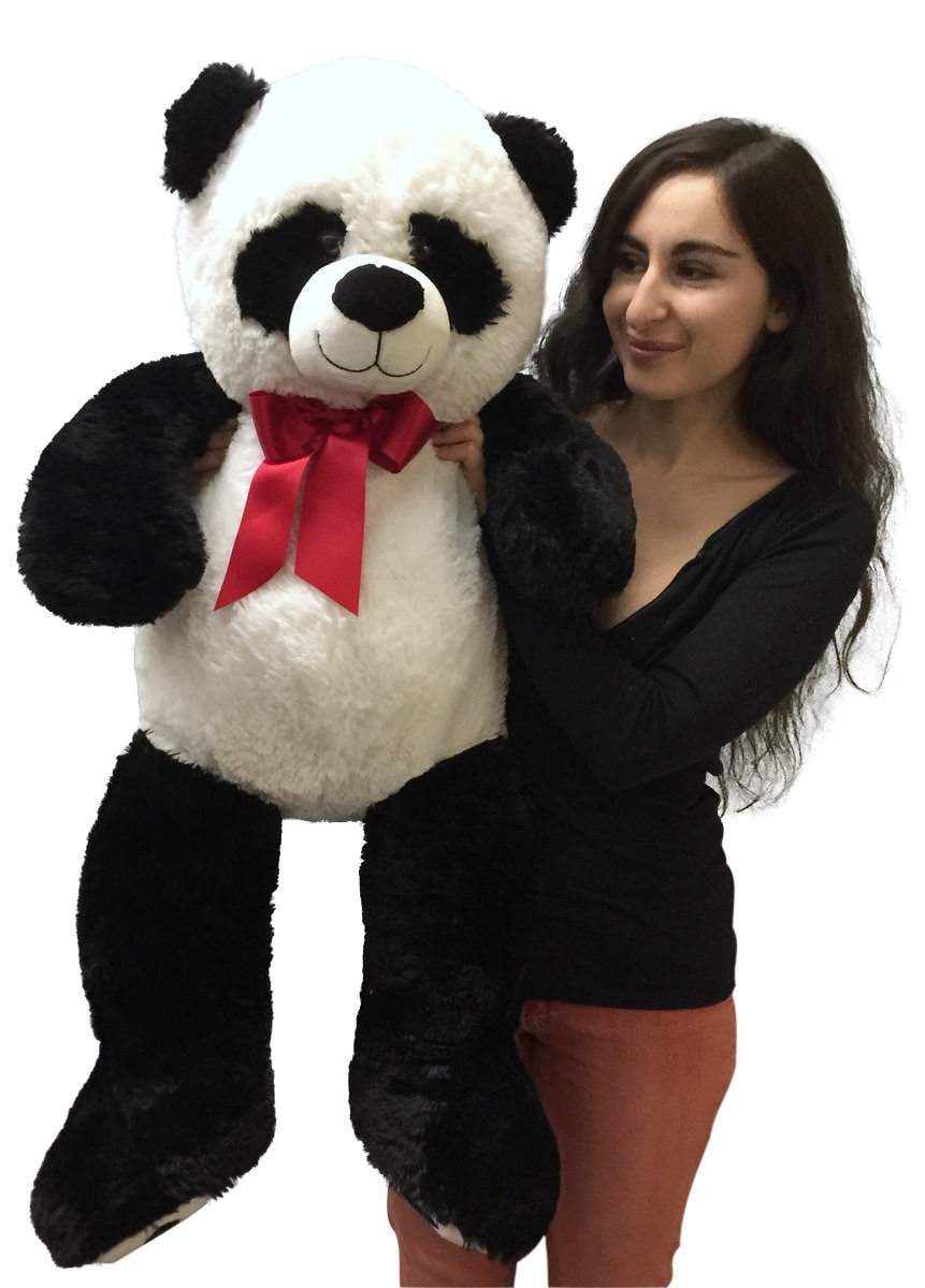 Big Stuffed Panda 36 Inch Soft Large 3 Foot Bear Big Plush Animal ...