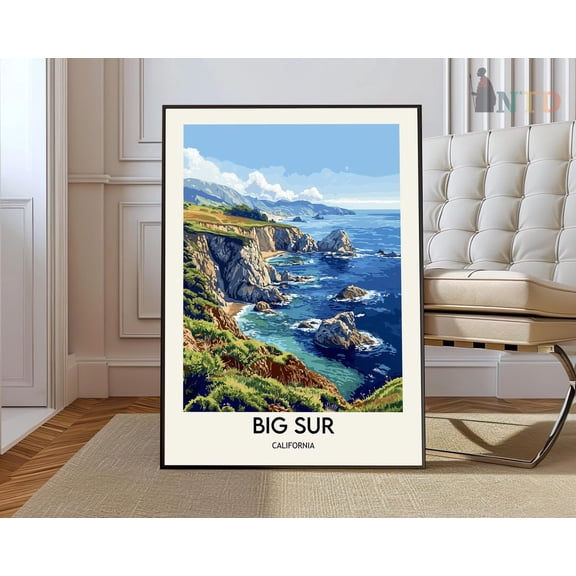 Big Sur California Coast Poster Unframed Paper Print