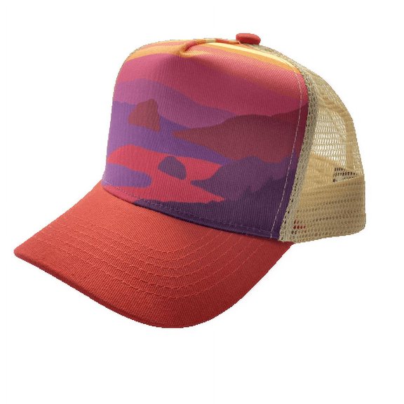 Big Sur Sunset Adult Trucker Hat