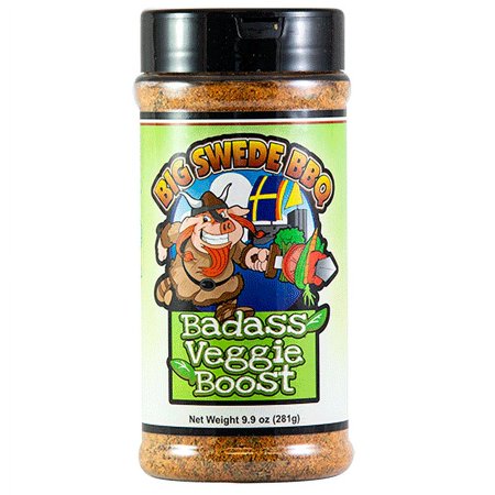 Big Swede BBQ Badass Veggie Boost 9.9 Oz. Bottle Fresh Herbs and Savory Flavors