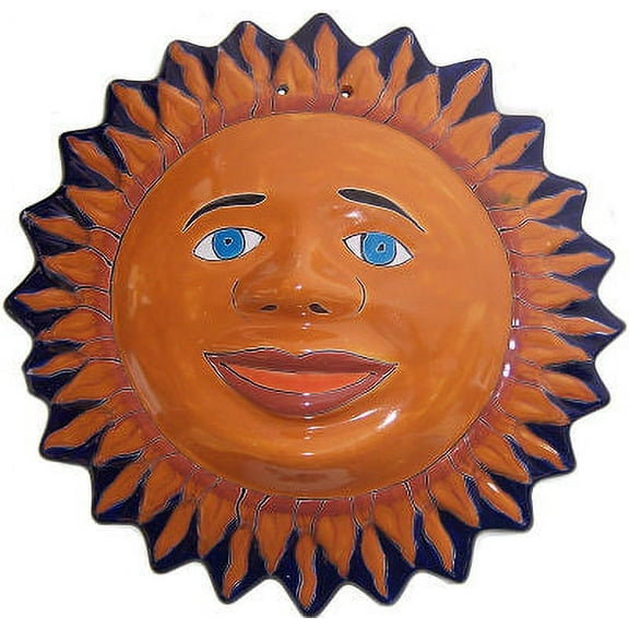 Big Talavera Ceramic Sun Face