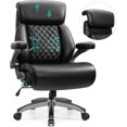 Big and Tall 500lbs Office Chair,Heavy Duty Large PU Leather Executive
