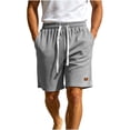 thumbnail image 1 of Big & Tall 7" Mens Shorts Elastic Waist with Pockets Summer Casual Beach Short Pants Fathers Gifts S-5XL, 1 of 7