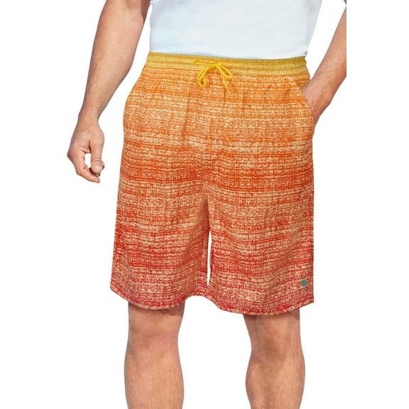 KingSize Men's Big & Tall 8" Swim Trunks With Super Stretch Liner