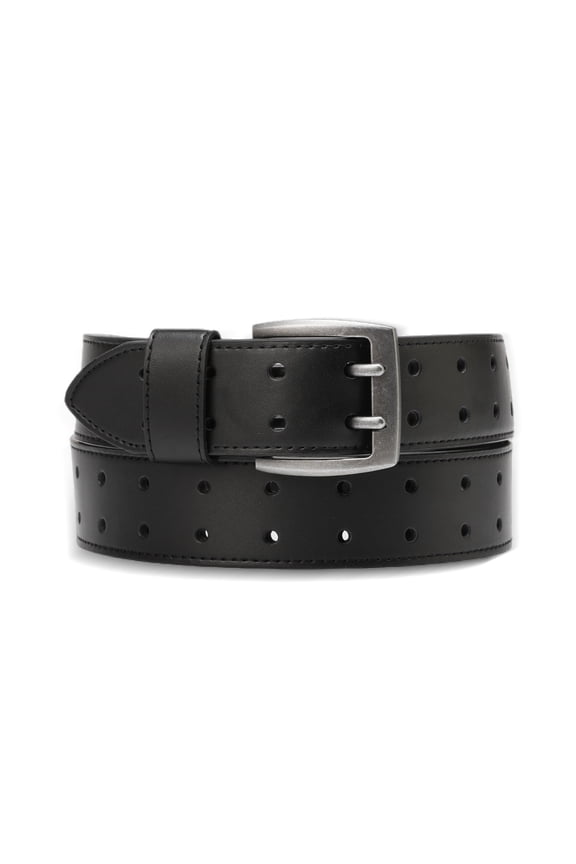 Big & Tall Belt for Mens 56"-80" Genuine Leather Belt Reinforced Strap Extra Long Belts for Casual Work Jean