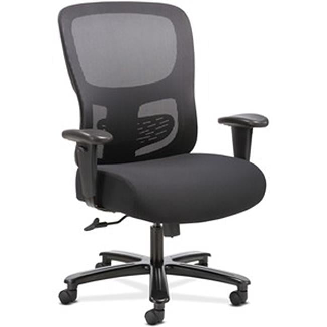 Sadie Black Mesh and Fabric Big and Tall Executive Chair