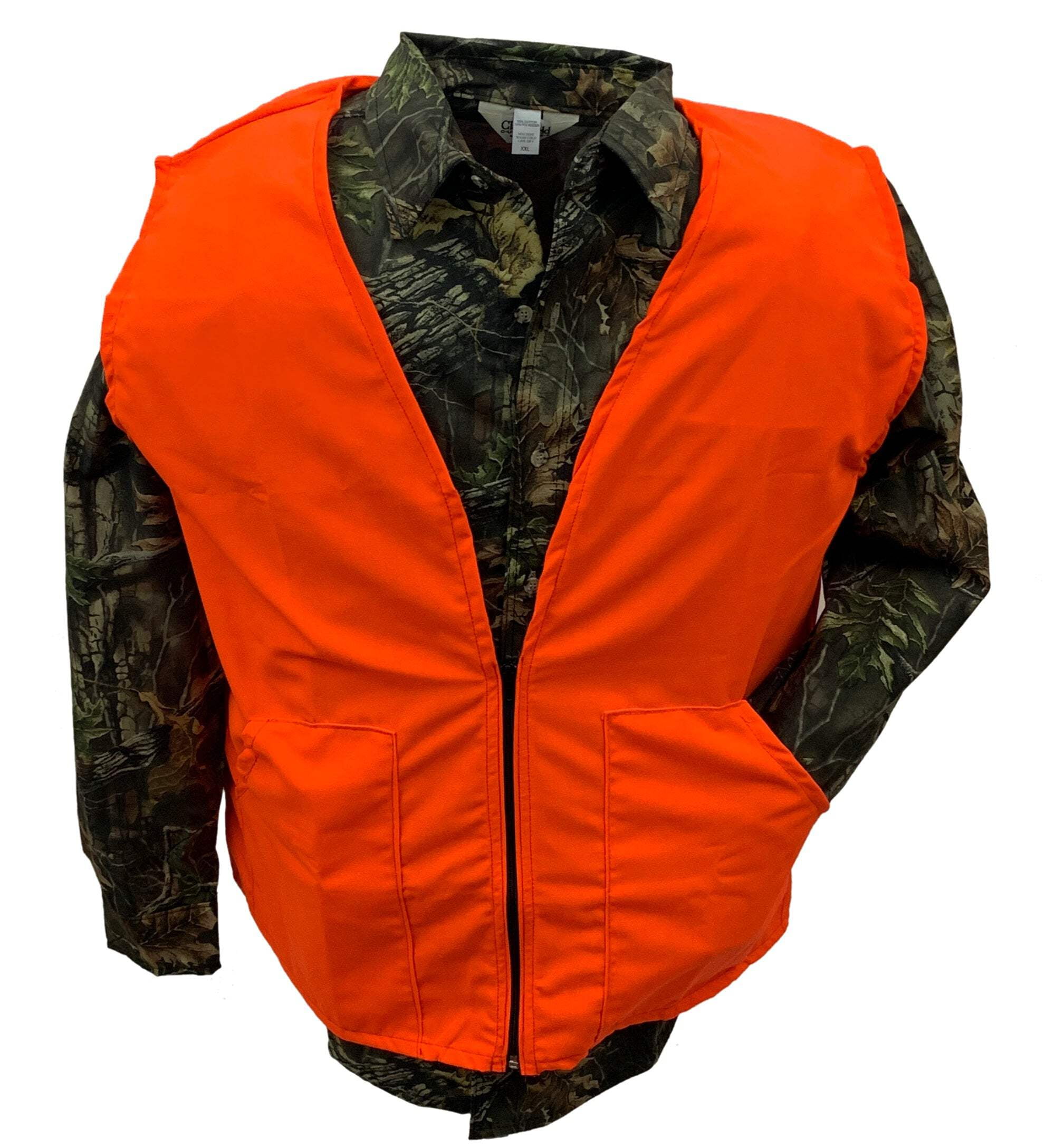 Big Tall Blaze Orange Hunting Vest Walmart