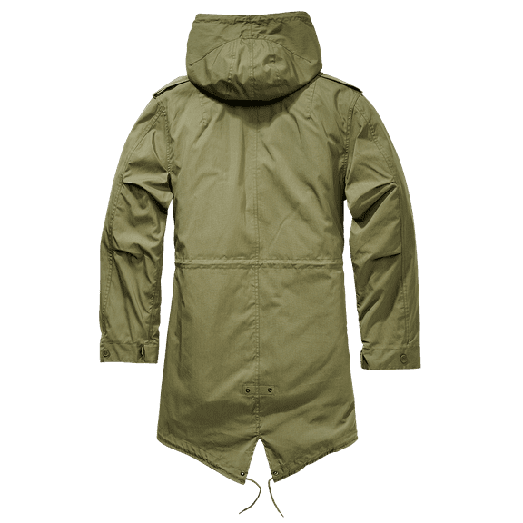 Big & Tall Brandit M51 Parka (Olive/Army Green 4XL) - Outdoor Full Length Parka with Removable Quilted Lined Coat