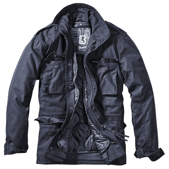 Big & Tall Brandit M65 Classic Field Jacket (Navy Blue 4XL) - Outdoors Military Quilted Lined Jacket