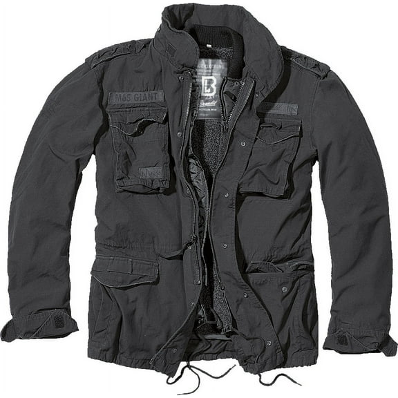 Big & Tall Brandit M65 Premium Field Jacket (Black 3XL) - Outdoors Military Jacket