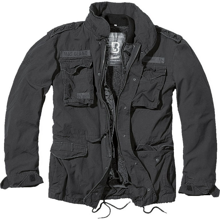 Big & Tall Brandit M65 Premium Field Jacket (Black 6XL) - Outdoors