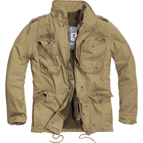 Big & Tall Brandit M65 Premium Field Jacket (Camel / Beige 6XL) - Outdoors Military Jacket