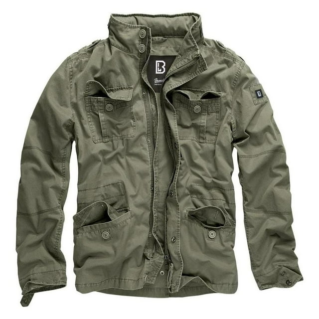 BRANDIT INDIVIDUAL WEAR Adult Male Field Jacket, Color: Olive, Size: 4XL (3116-15001-4XL)