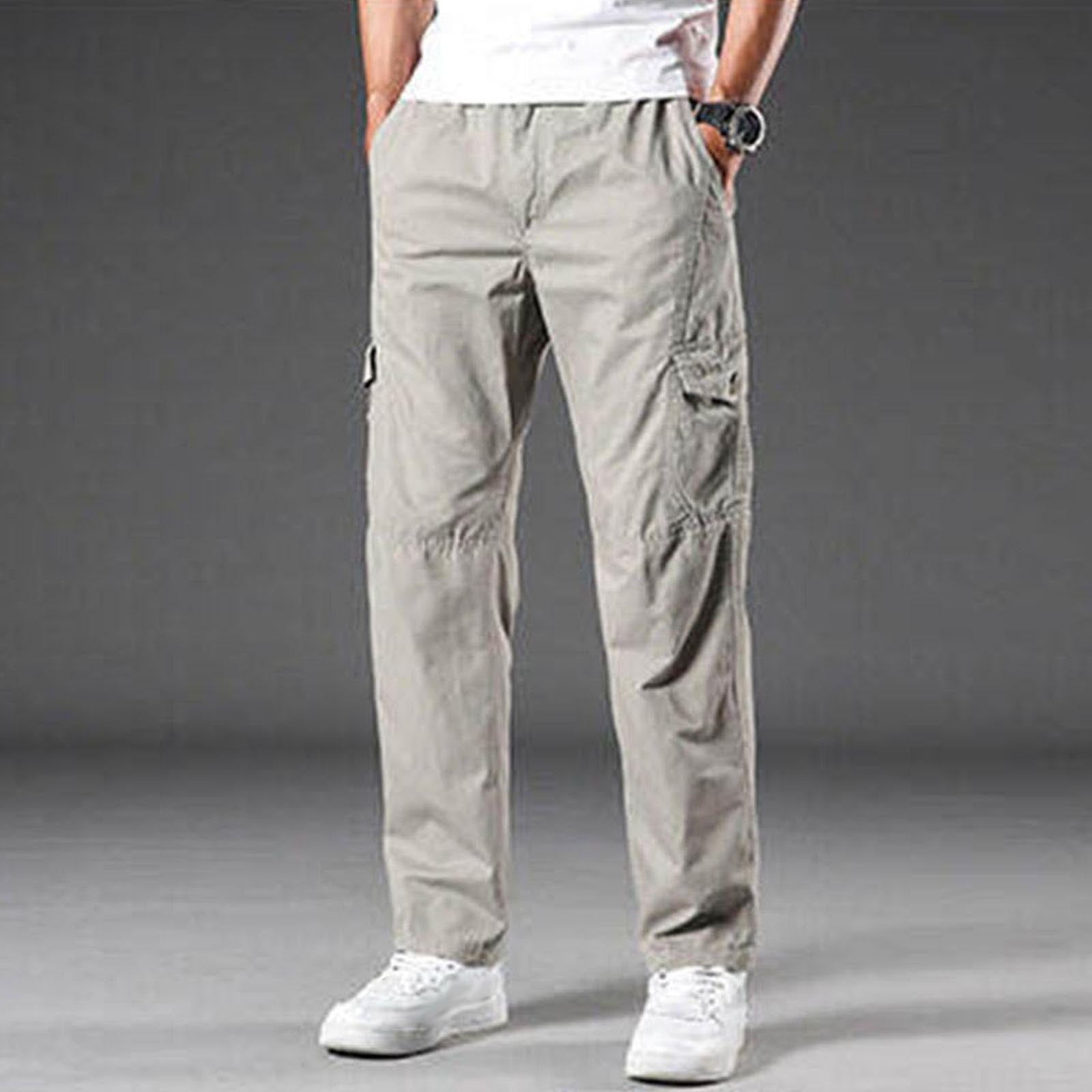Big & Tall Cargo Pants for Men M-5X Plus Size Slim-Fit Straight Leg ...