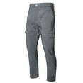 thumbnail image 1 of Big & Tall Cargo Pants for Men S-5X Plus Size Lightweight Straight Leg Trousers Casual Solid Color Business Work Pant with Pockets, 1 of 7