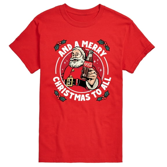 Coca-Cola - And a Merry Christmas to All - Men's Short Sleeve Graphic T-shirt