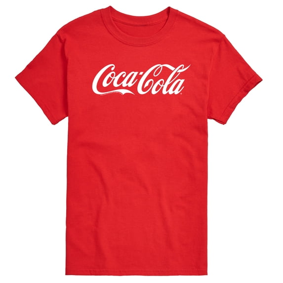 Coca-Cola - White Logo - Men's Short Sleeve Graphic T-Shirt