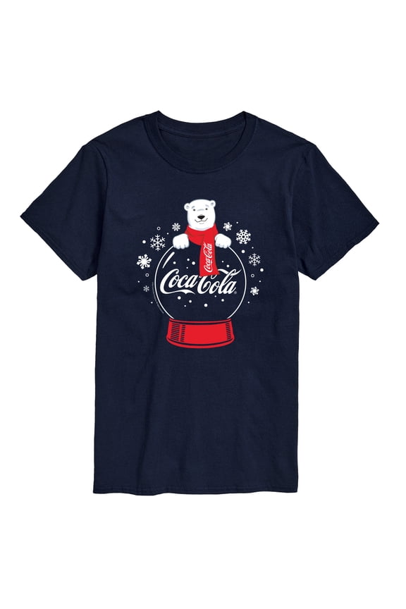 - Polar Bear Snowglobe - Men's Short Sleeve Graphic T-shirt