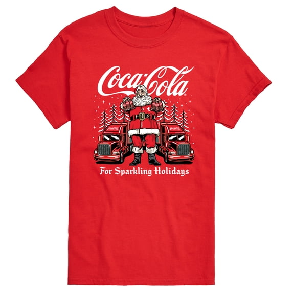 Coca-Cola - For Sparkling Holidays Men's Short Sleeve Graphic T-Shirt