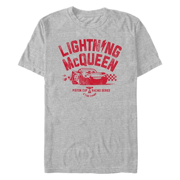 Men's Cars Lightning McQueen Piston Cup Graphic T-Shirt