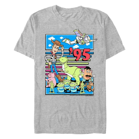 Men's Toy Story Retro Best Friend Toys  Graphic T-Shirt