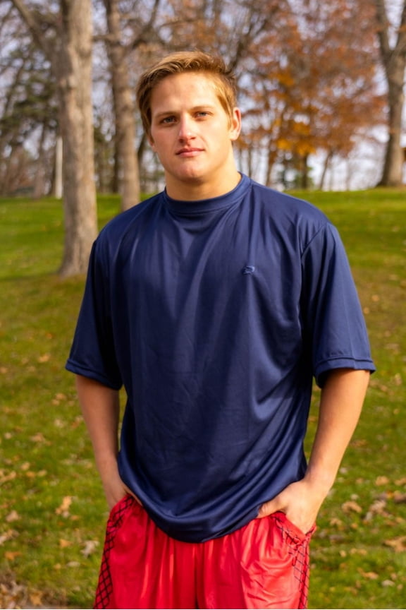 Big & Tall - Dri-Wizeâ„¢ - Smooth Finish - Crewneck Shirt - Short Sleeve