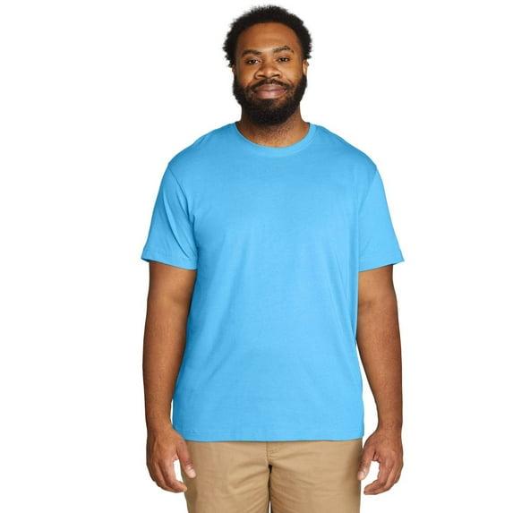 Big & Tall Eddie Bauer Short Sleeve Legend Wash T-Shirt Color: Island ...