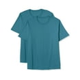thumbnail image 1 of Big & Tall Essentials  2-pk Tees Teal 2XLT, 1 of 2