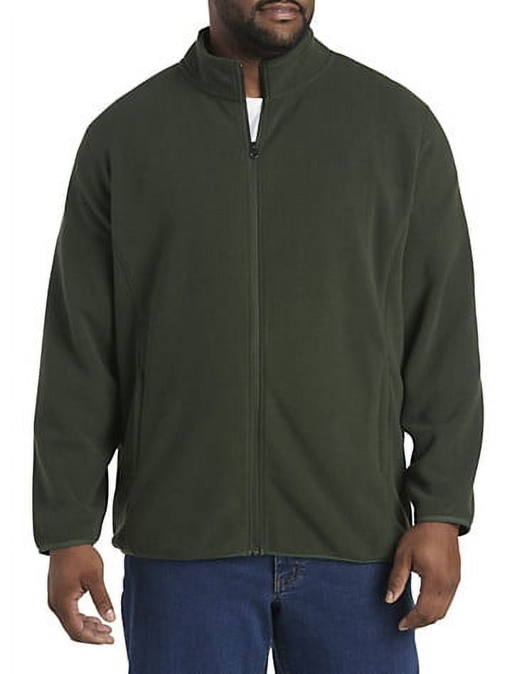 Big + Tall Essentials by DXL Men's Big and Tall FullZip Polar Fleece
