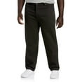 thumbnail image 1 of Big + Tall Essentials by DXL Men's Big and Tall  Men's Loose Fit Jeans, Black, 56W x 28L 56 x 28, 1 of 4