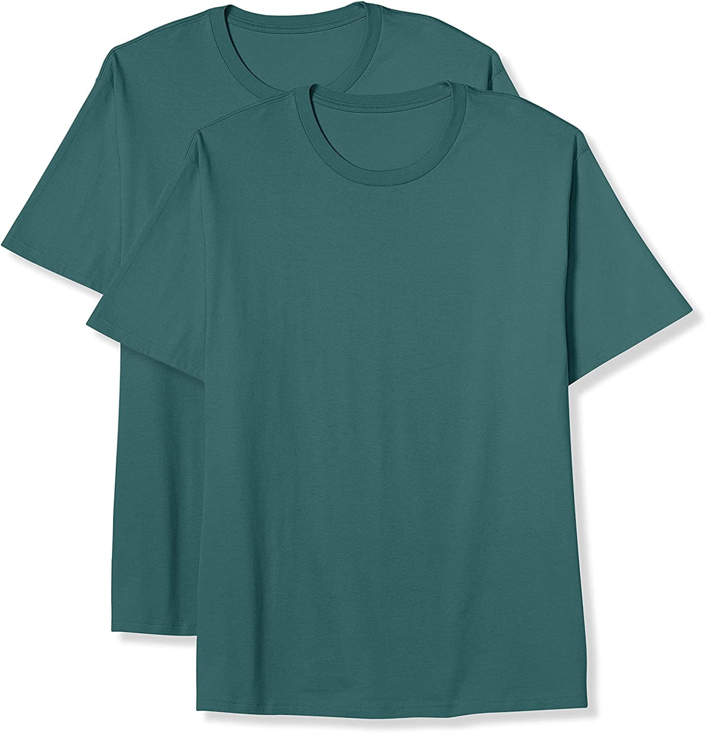 Big + Tall Essentials by DXL Men's Big and Tall Men's Short-Sleeve Crewneck  T-Shirt, Green, 6XLT, Pack of 2 - Walmart.com