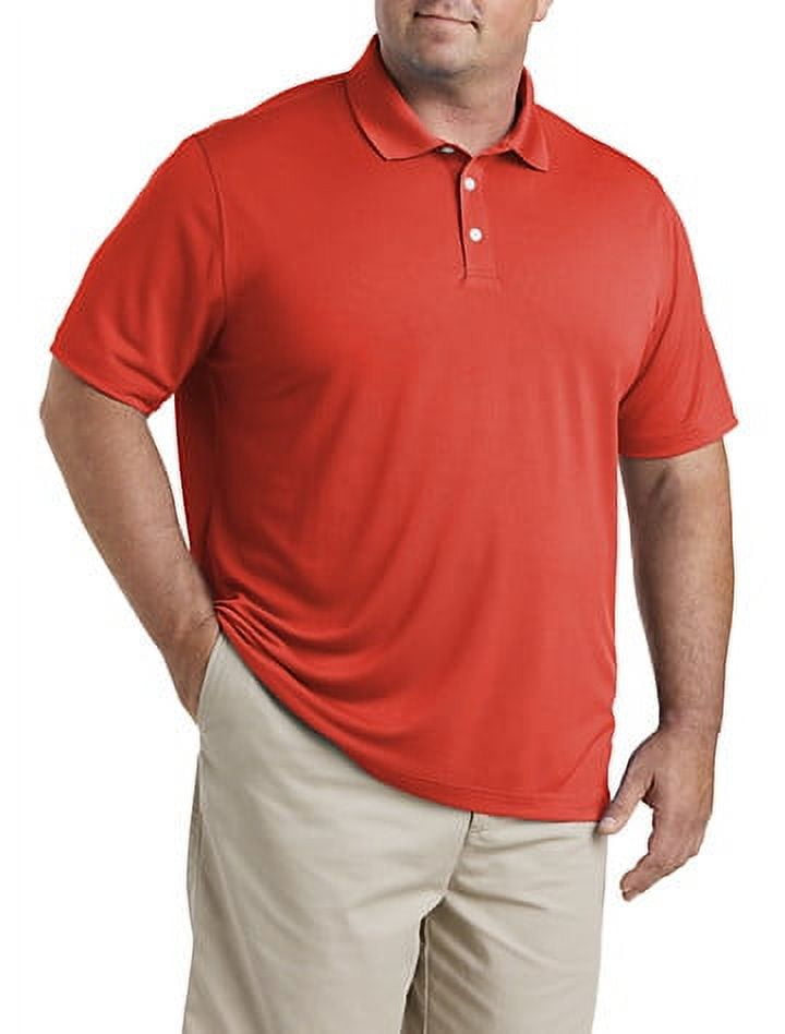 Big + Tall Essentials by DXL Men's Big and Tall Men's Solid Golf Polo