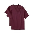 DXL Men's Essentials 3XLT Big and Tall VNeck TShirts, Pack of 2, 100