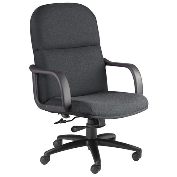 Mayline 1801AG2110 Comfort Series Big & Tall Fabric Executive Chair - Gray - 44 x 27 x 27 in.