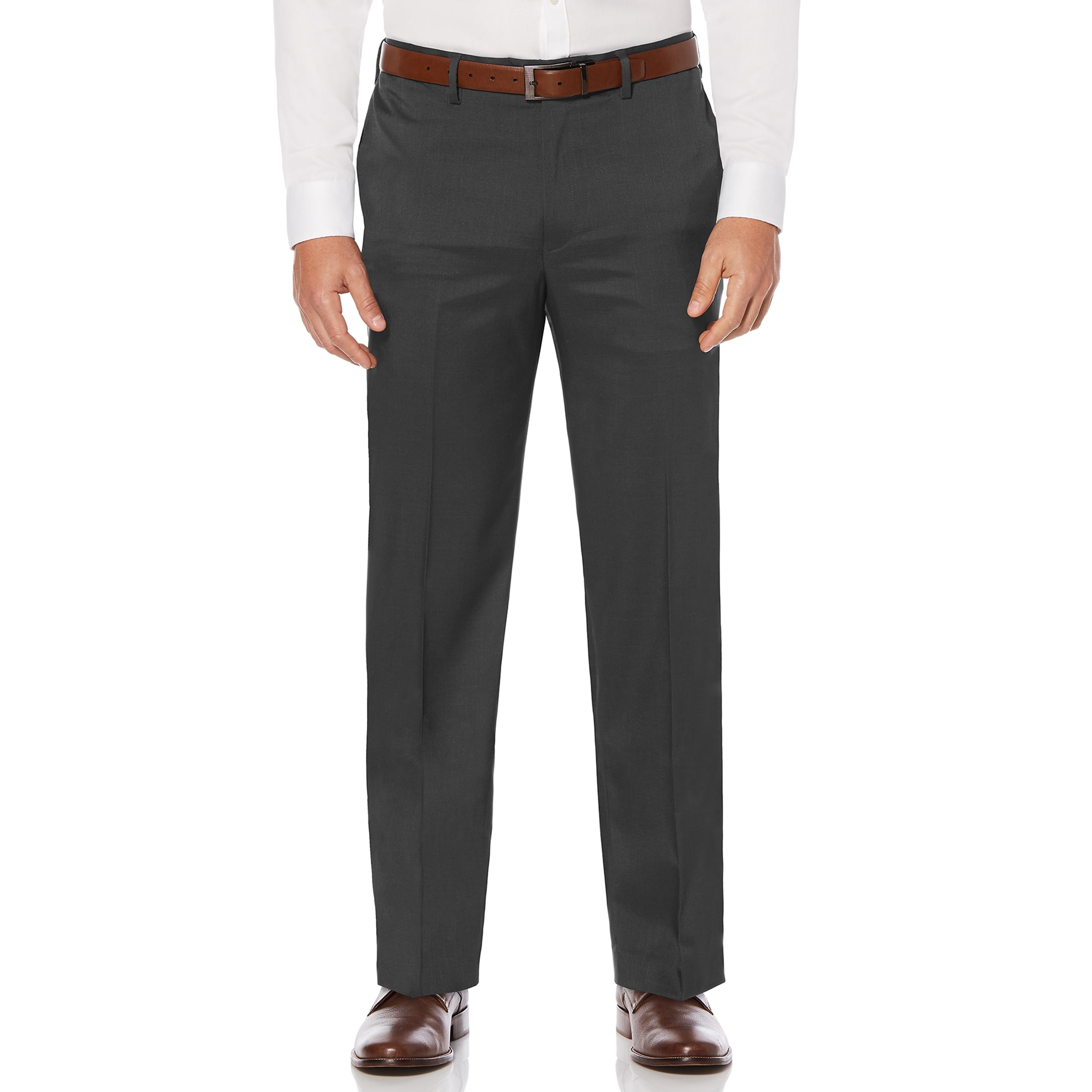 Savane men's pleated shop stretch crosshatch dress pant