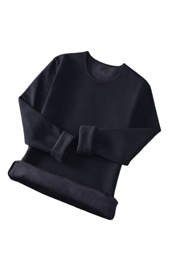 Big & Tall Fleece Lined Base Layers Tops Mens Long Sleeve Thermal Underwear Shirts Cold Weather Gear Snow Wear Navy, XXL