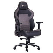 Big and Tall Gaming Chair 440lb Gamer Chair with Gel Cold Cure Foam Lumbar Big and Tall Office Chair 4d Adjustable Arms Heavy Duty Metal Base Computer Chair for Gamers Office Workers,Black