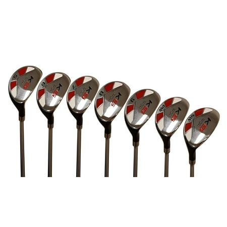 Big Tall Golf All True Hybrids Majek +1" Longer Than Standard Length (Plus One Inch Longer) Set All Complete Full Set: #5, 6, 7, 8, 9, PW + SW Regular Flex R Right Handed New Utility Hybrid