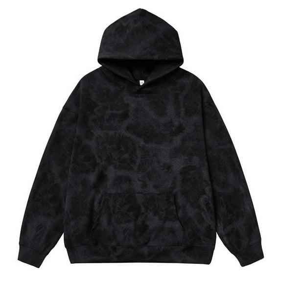 Big & Tall Hoodies for Men with Front Pocket Plus Size M-5X Pullover Sweatshirts Mens Trendy Tie-Dye Long Sleeve Going-Out Hoodie & Sweatshirt Tops