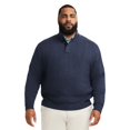 thumbnail image 1 of Big & Tall IZOD Marled Button-Mock Sweater Color: Navy Blazer Size: 2XB, 1 of 4