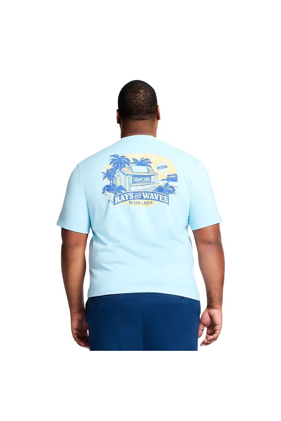 Big & Tall IZOD Saltwater Graphic Tee Color: Crystal Blue Size: 2XB