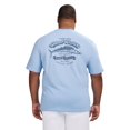 thumbnail image 1 of Big & Tall IZOD Saltwater Soft Wash Short Sleeve Graphic Tee Color: Placide Blue Size: L TALL, 1 of 4