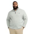 thumbnail image 1 of Big & Tall IZOD Thermasoft Sweater Fleece Quarter Zip Color: Light Grey Heather Size: 3XB, 1 of 4